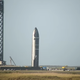 A video posted to NASASpaceflight’s YouTube channel showed the new prototype being rolled out to the testing area.